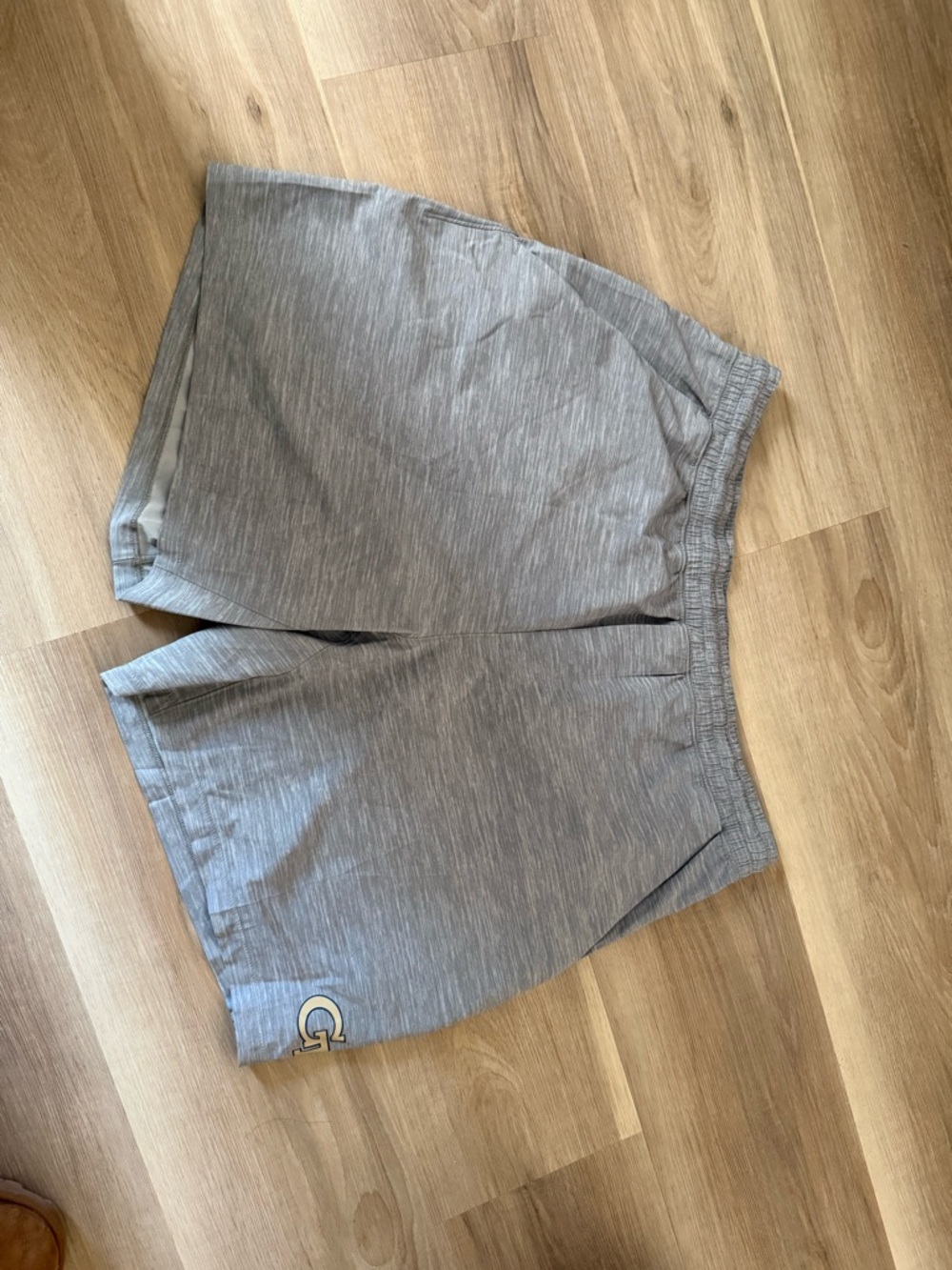 lululemon athletica Men's Gray Athletic Shorts Georgia Tech Logo